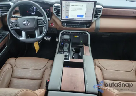 2024 Toyota Tundra Crewmax Platinum из США, поврежденный, VIN 5TFMC5DB8RX080945